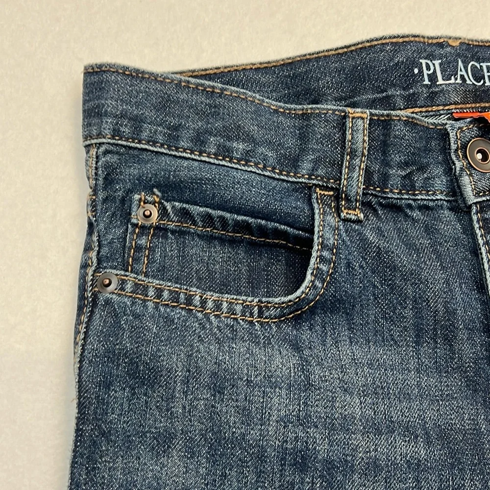 Children’s Place Boys Dark Jupiter Blue Bootcut Jeans size‎ 10